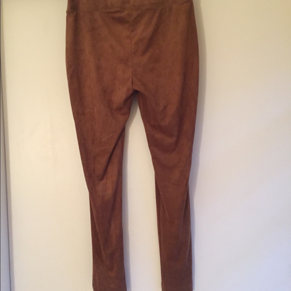 Suede Leggings